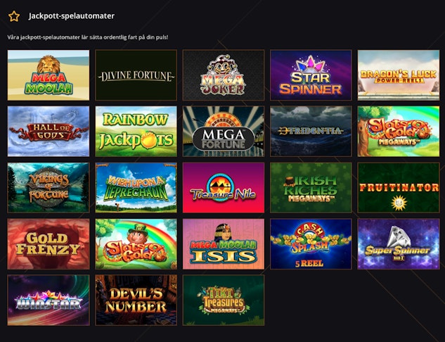 21 Casino Jackpot bonus