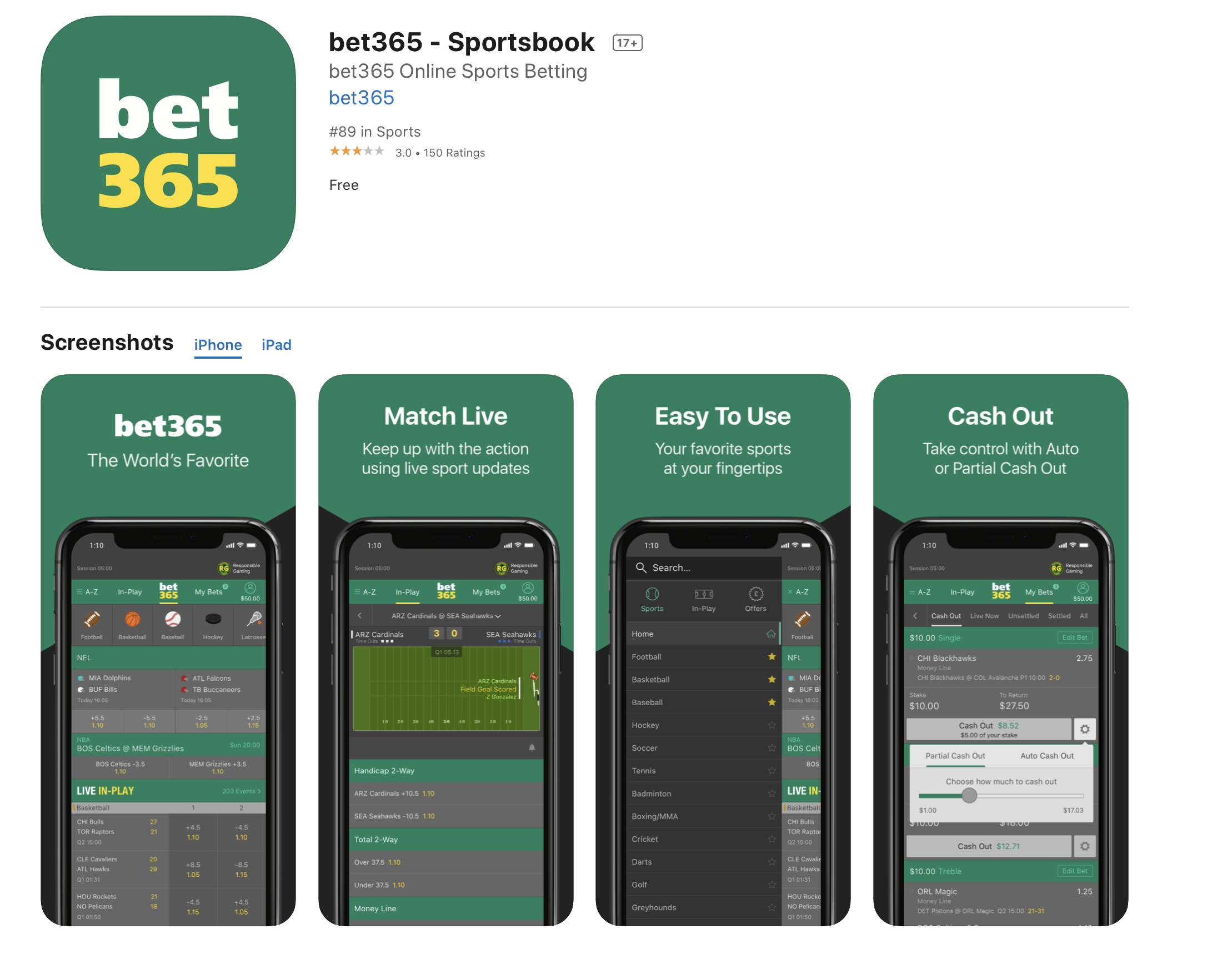 Bet365 mobilapp