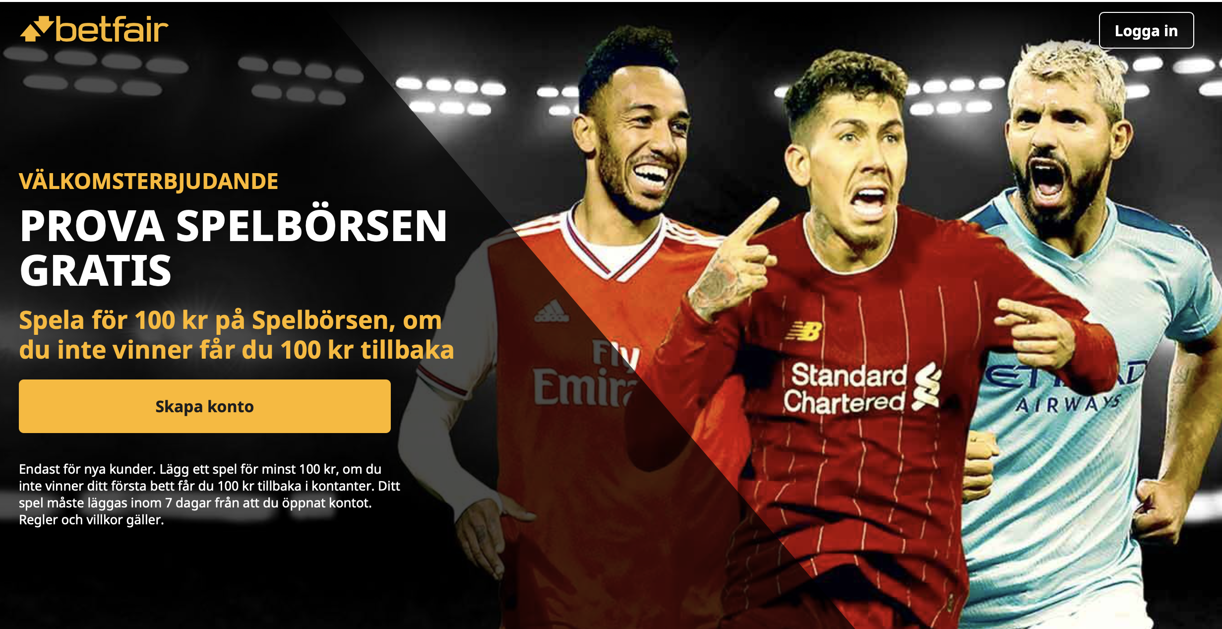 Betfair bonus utan omsättningskrav