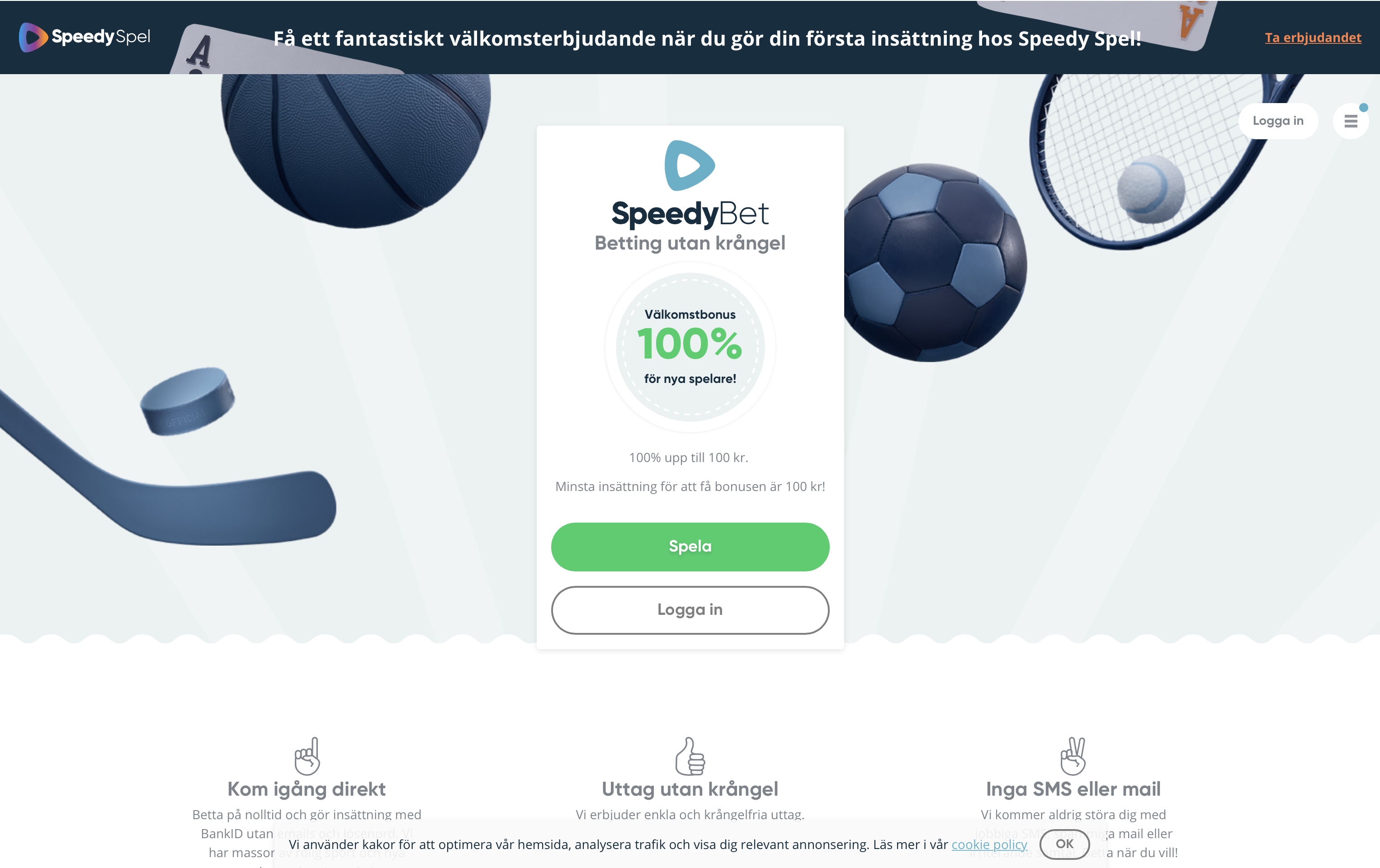 Speedybet snabba uttag