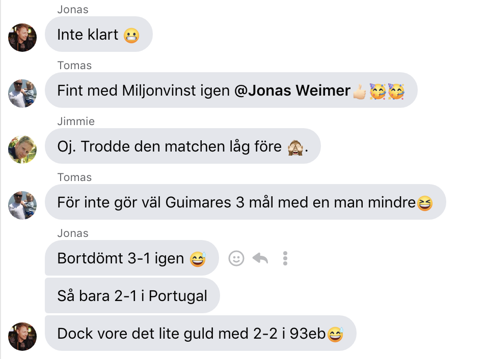 Och givetvis Bettingstugans spelläggare!