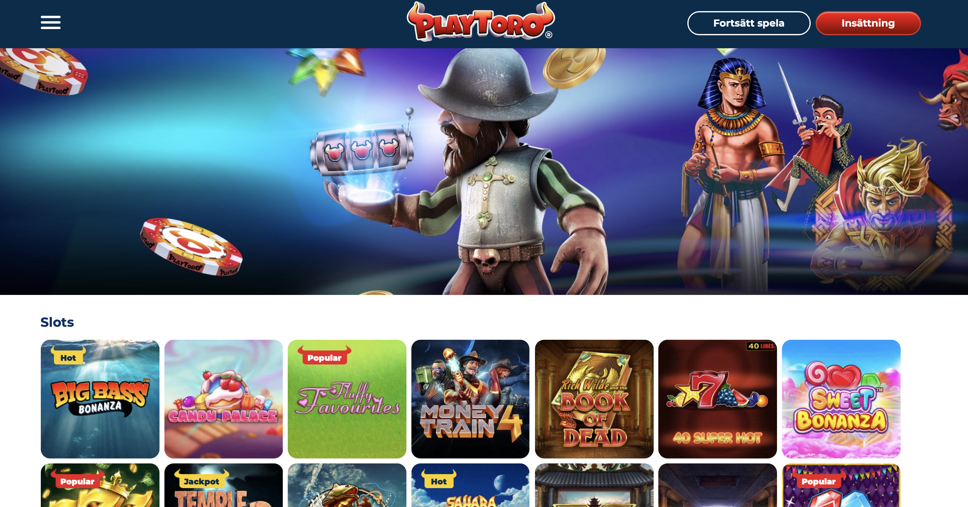 PlayToro casino slots