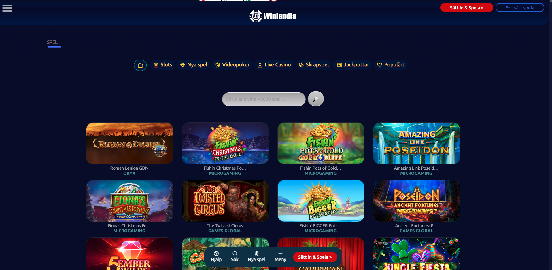 Winlandia slots