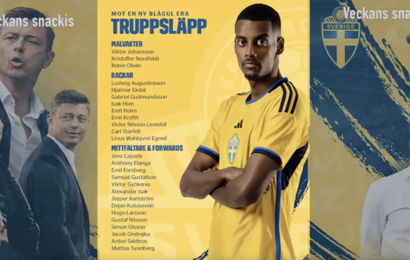 Landslagstruppen i sin helhet