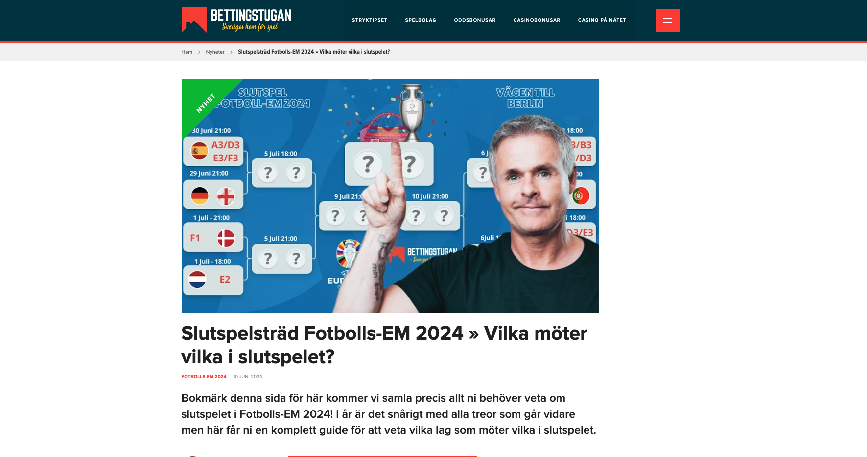 NYHET: Så spelas slutspelet