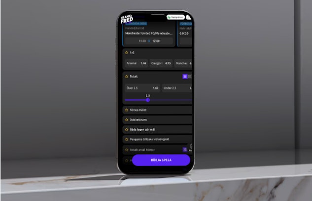 Frank och Fred casino sport mobil