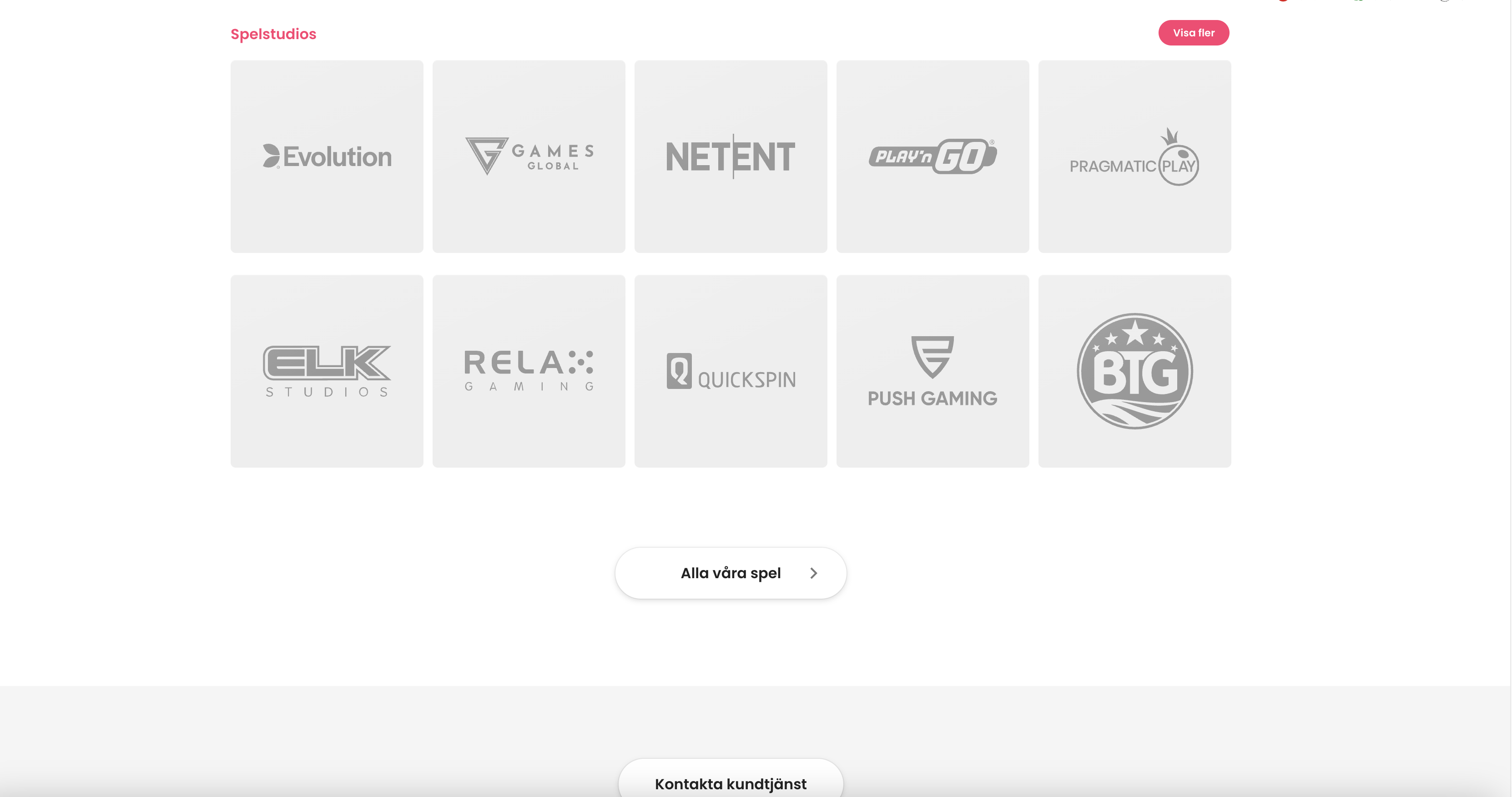 Jubla casino leverantörer