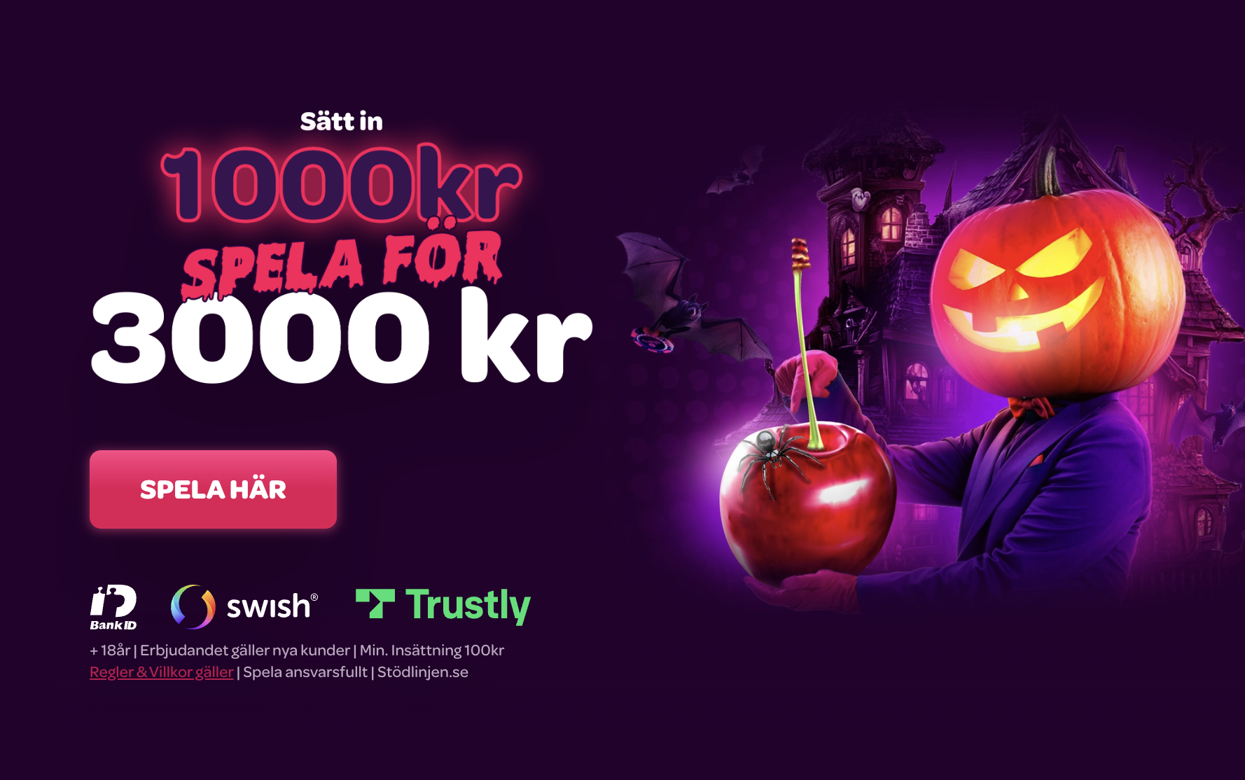 Cherry casino halloween bonus