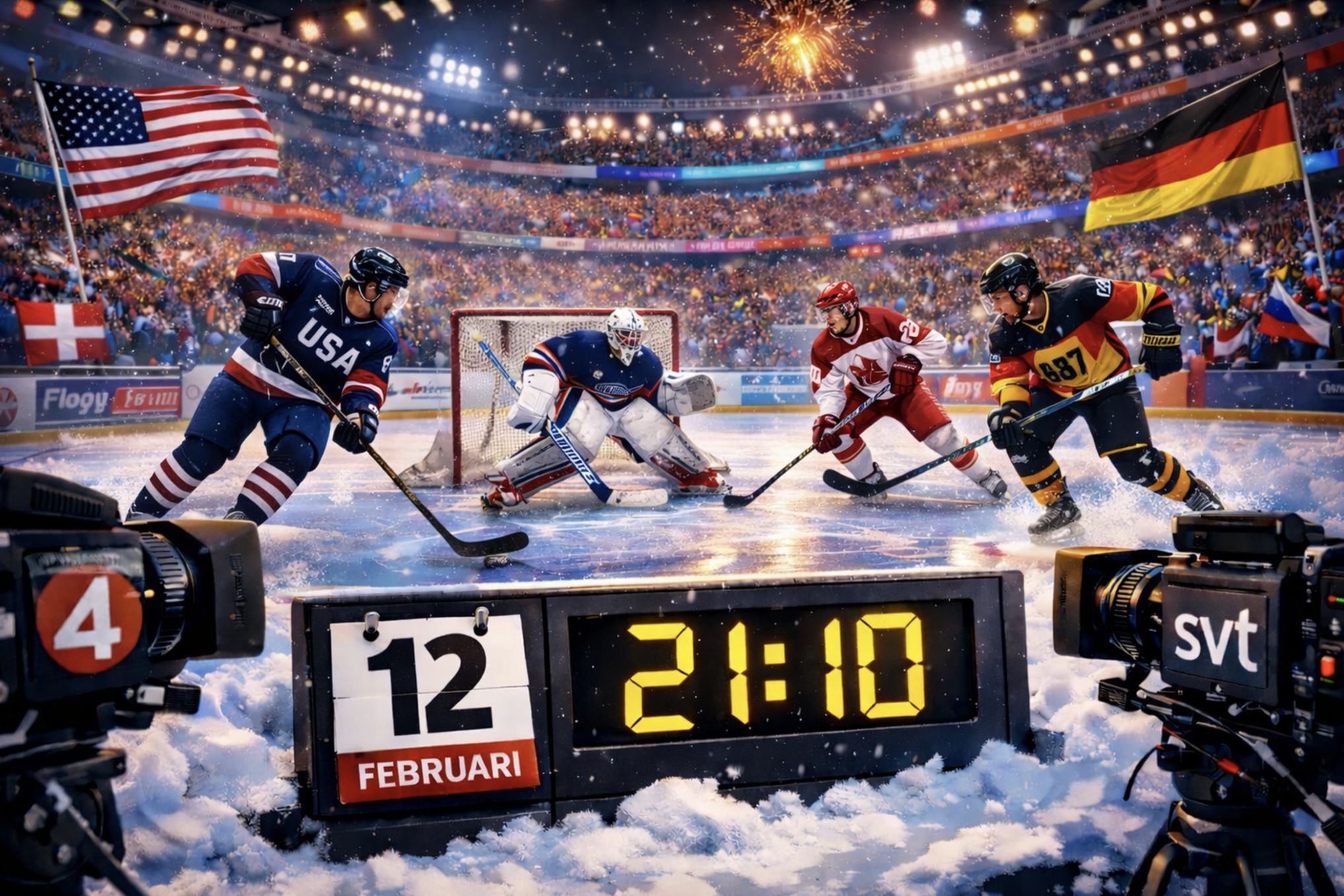 OS hockeyn Torsdag 12 februari