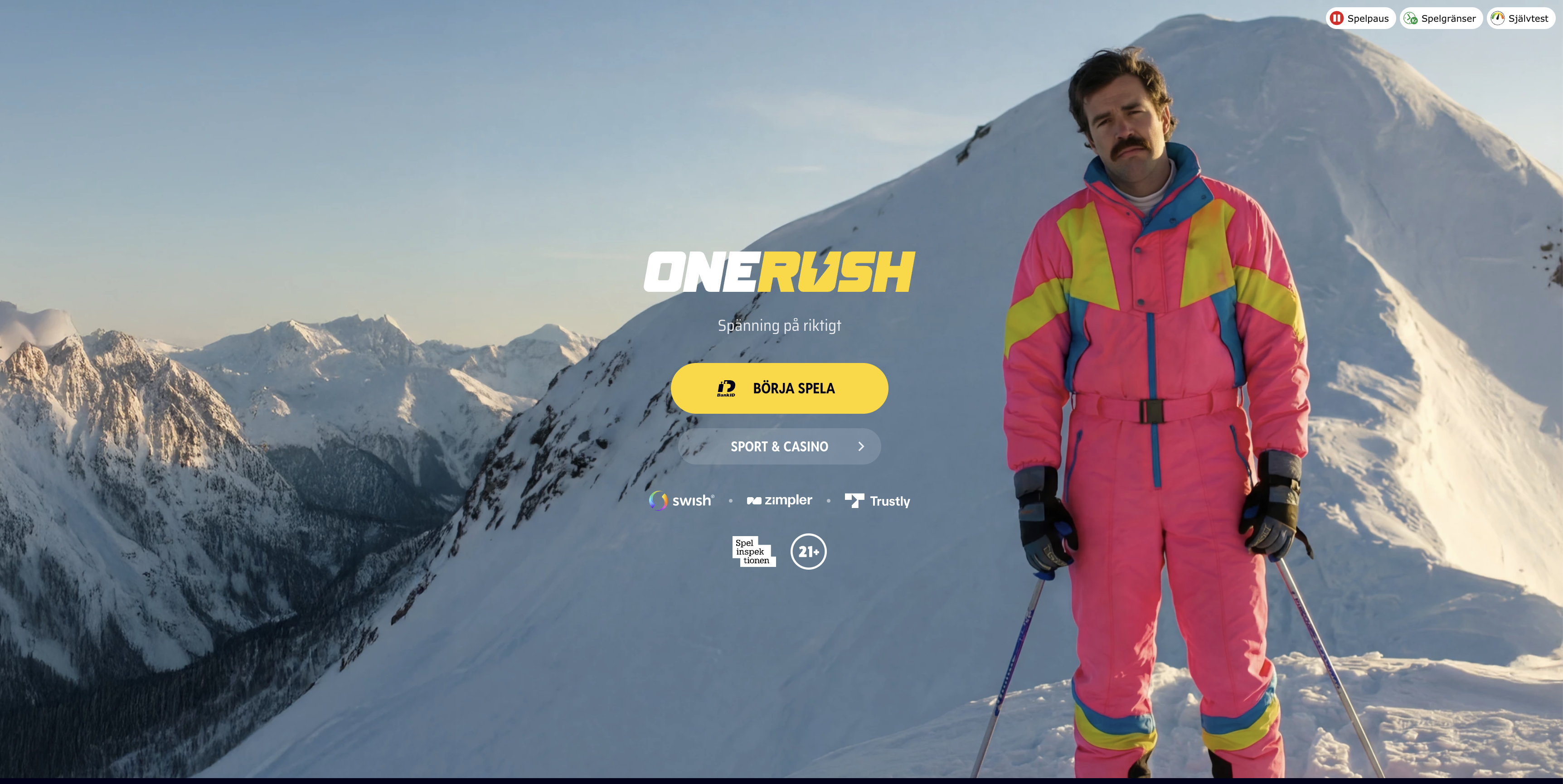 Onerush casino start