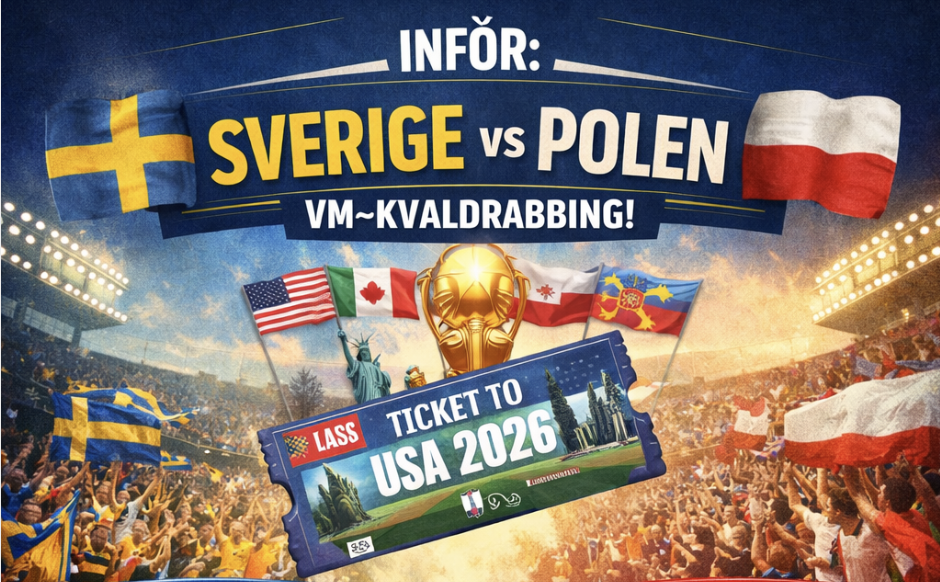 Speltips Sverige - Polen