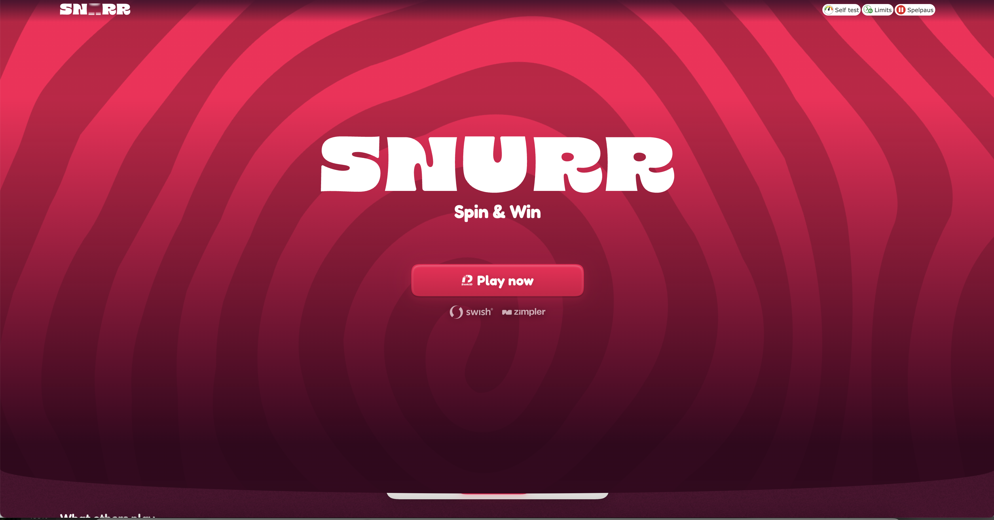 Snurr logga in