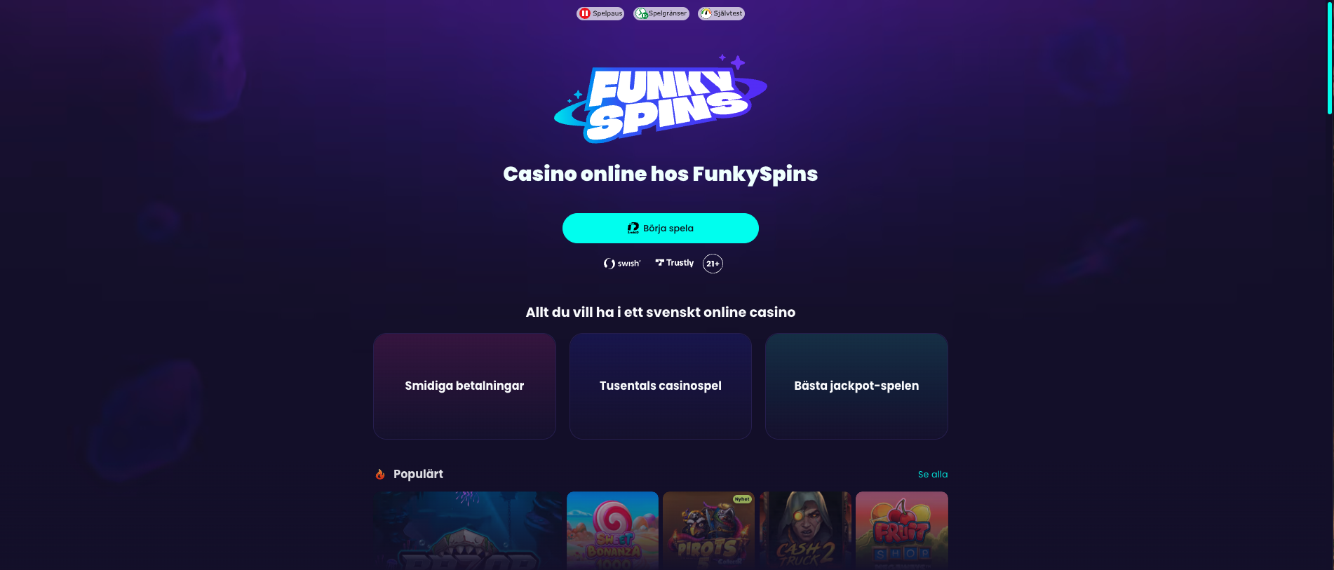 Funky Spins start