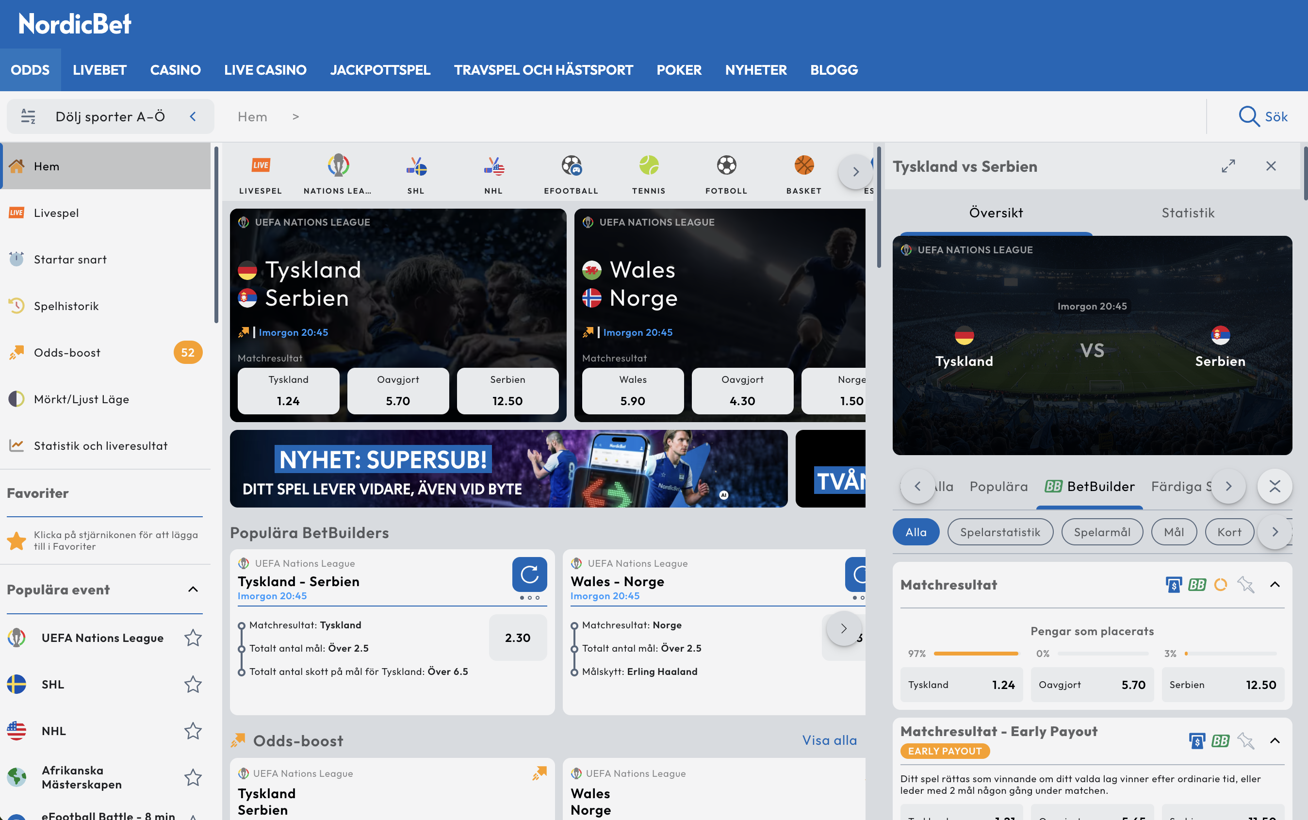 Nordicbet betbuilder