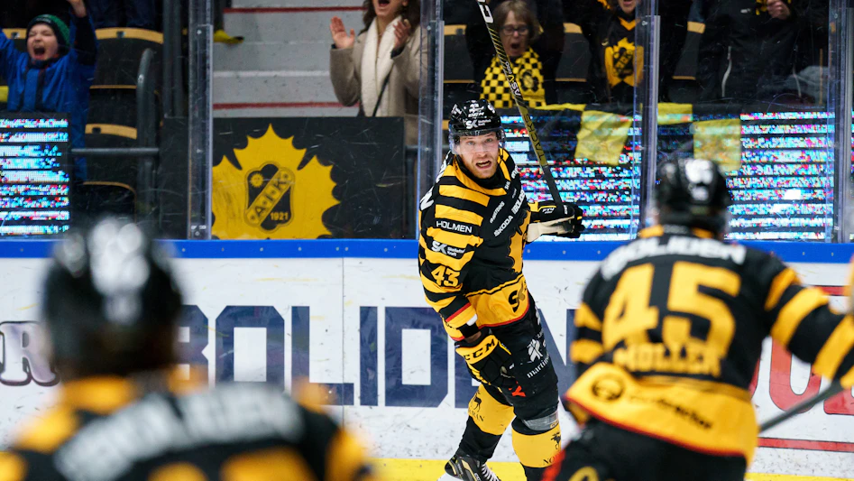 Skelleftea AIK firar mal SHL SM final