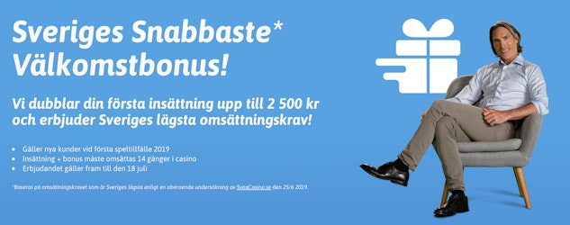 Snabbare casinobonus