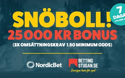 Snoboll 25K Nordicbet
