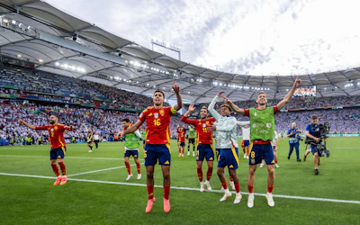 Spanien firar i EM 2024