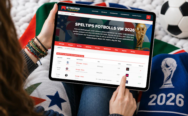 Speltips Fotbolls-VM 2026 Bettingstugan