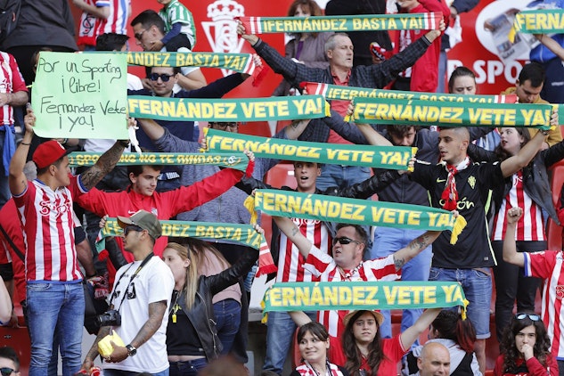 Sporting Gijon fans