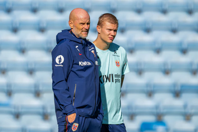 Stale Solbakken och Erling Haaland