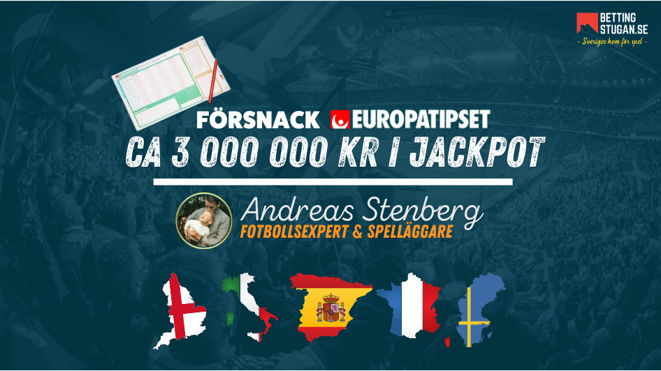 Stenberg om Europatipset med jackpot v42