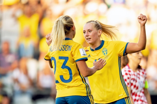 Stina Blackstenius Sverige Lotta Schelin