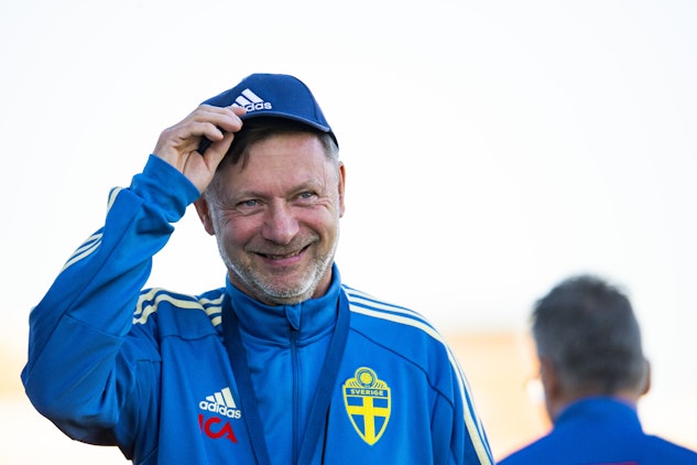 Sveriges forbundskapten Gerhardsson Dam VM 2019