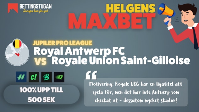 Bettingstugan - MAXBET - Royal Antwerp FC - Royale Union Saint-Gilloise