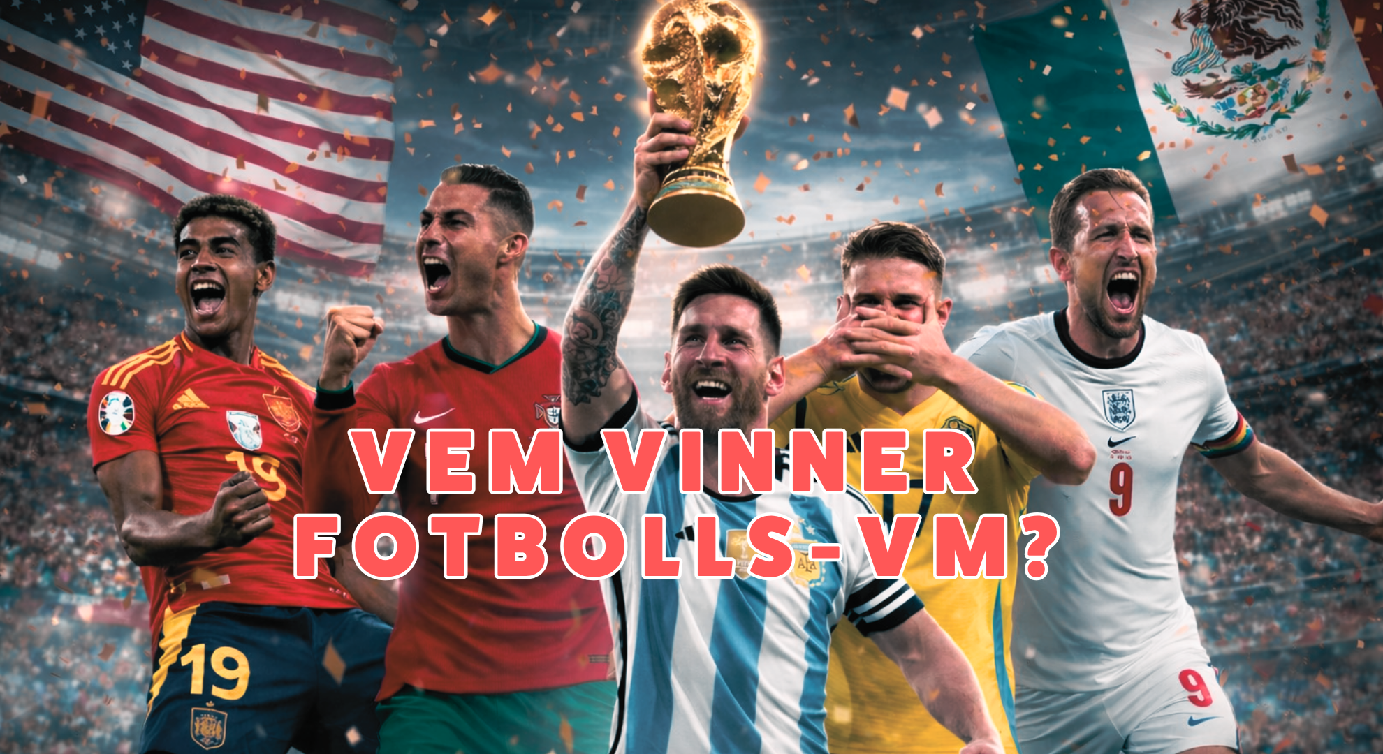 Vem vinner Fotbolls-VM 2026?