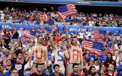 USA fotbolls fans