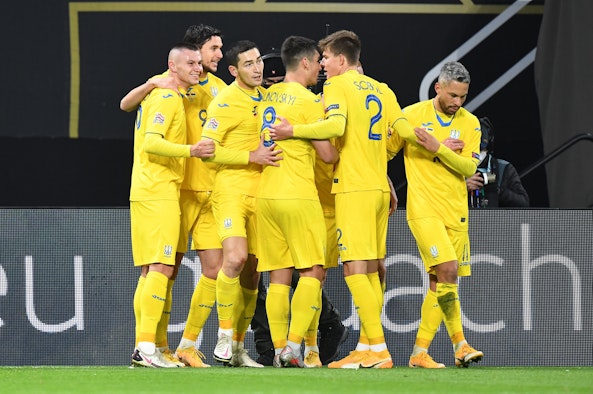 Ukraina Nordmakedonien Fotbolls EM 2021