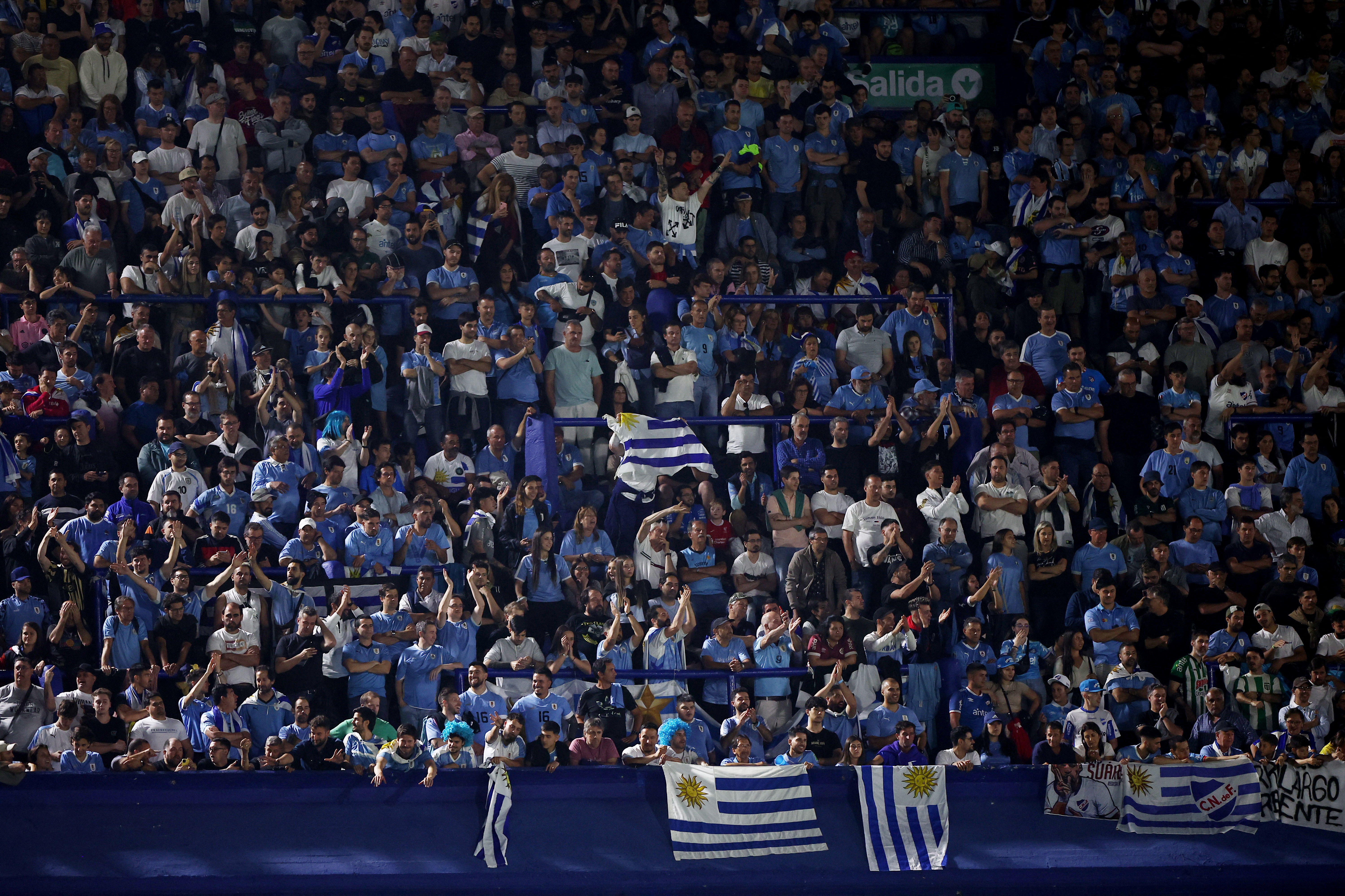 Uruguay fans