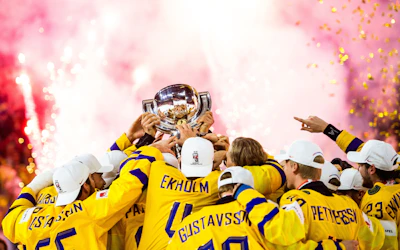 VM guld Sverige 2018