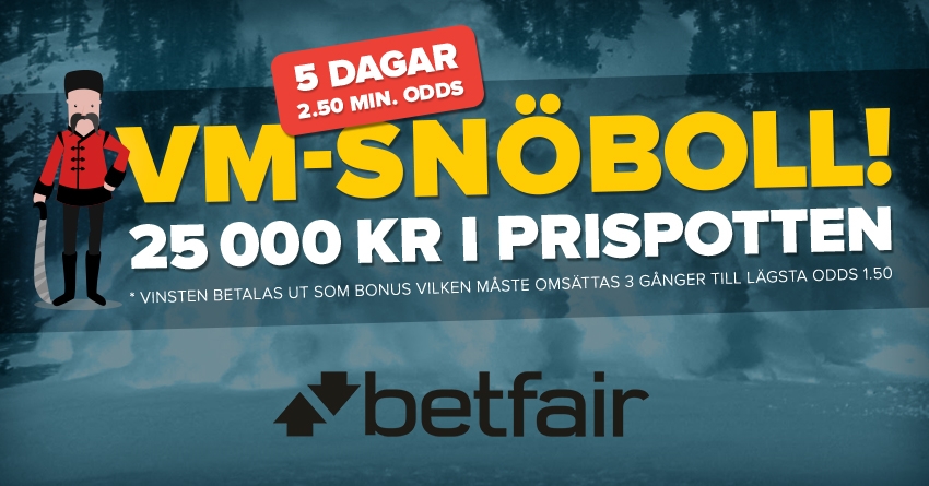 Snöboll med Betfair!