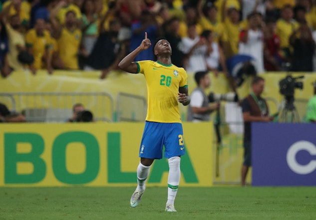 Vinicius Jr Brasilien anfall VM 2022 grupp G