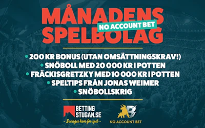 Bettingstugan manadens spelbolag noaccountbet