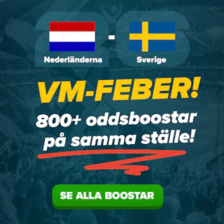 Holland sverige oddsboostar