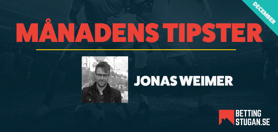 Bettingstugan manadens tipster Jonas Weimer