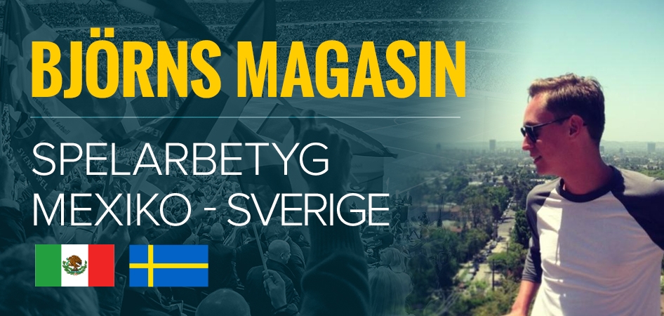 Spelarbetyg Mexiko - Sverige