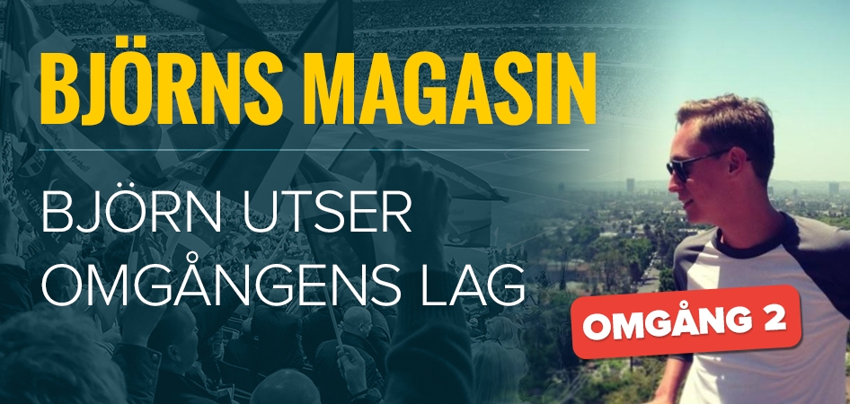 Omgångens lag från omgång 2 i VM