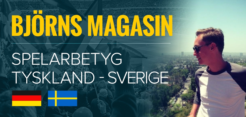 Spelarbetyg Tyskland - Sverige