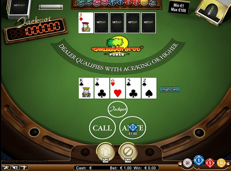 Caribbean Stud exempel