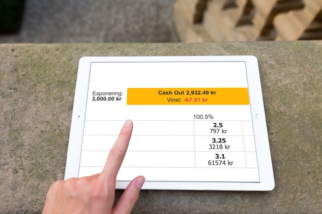 Cash out Betfair Spelbörs