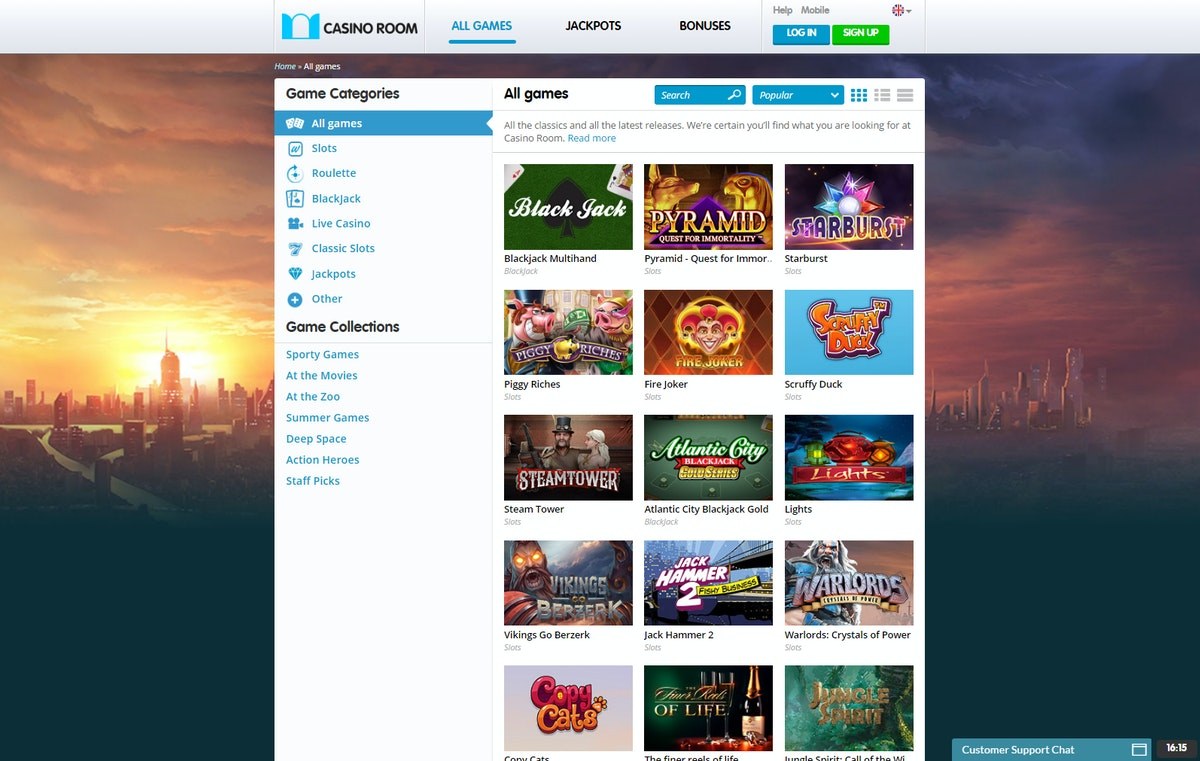 Casinoroom casinogames