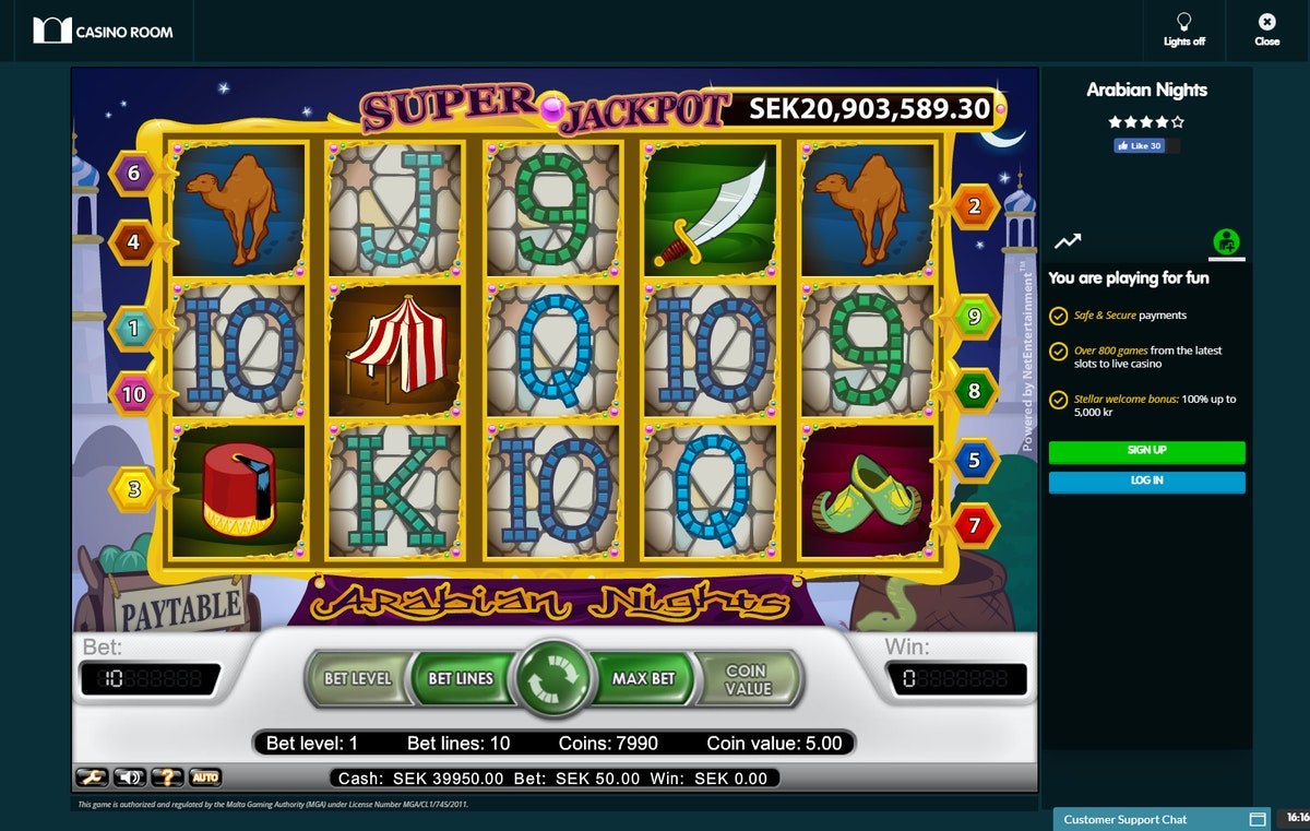 Casinoroom slots