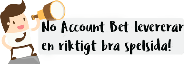 No Account Bet spelbolag recension