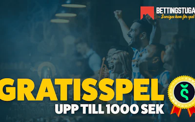 Oddsbonus upp till 1000 sek gratisspel Bettingstugan