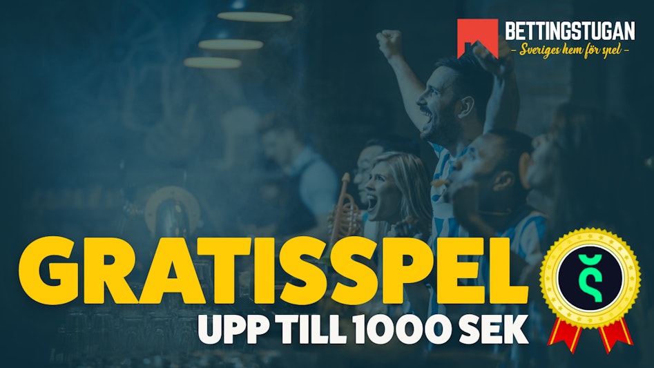 Oddsbonus upp till 1000 sek gratisspel Bettingstugan