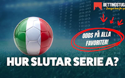 Odds Serie A 2025 2026 - vinnare - Bettingstugan
